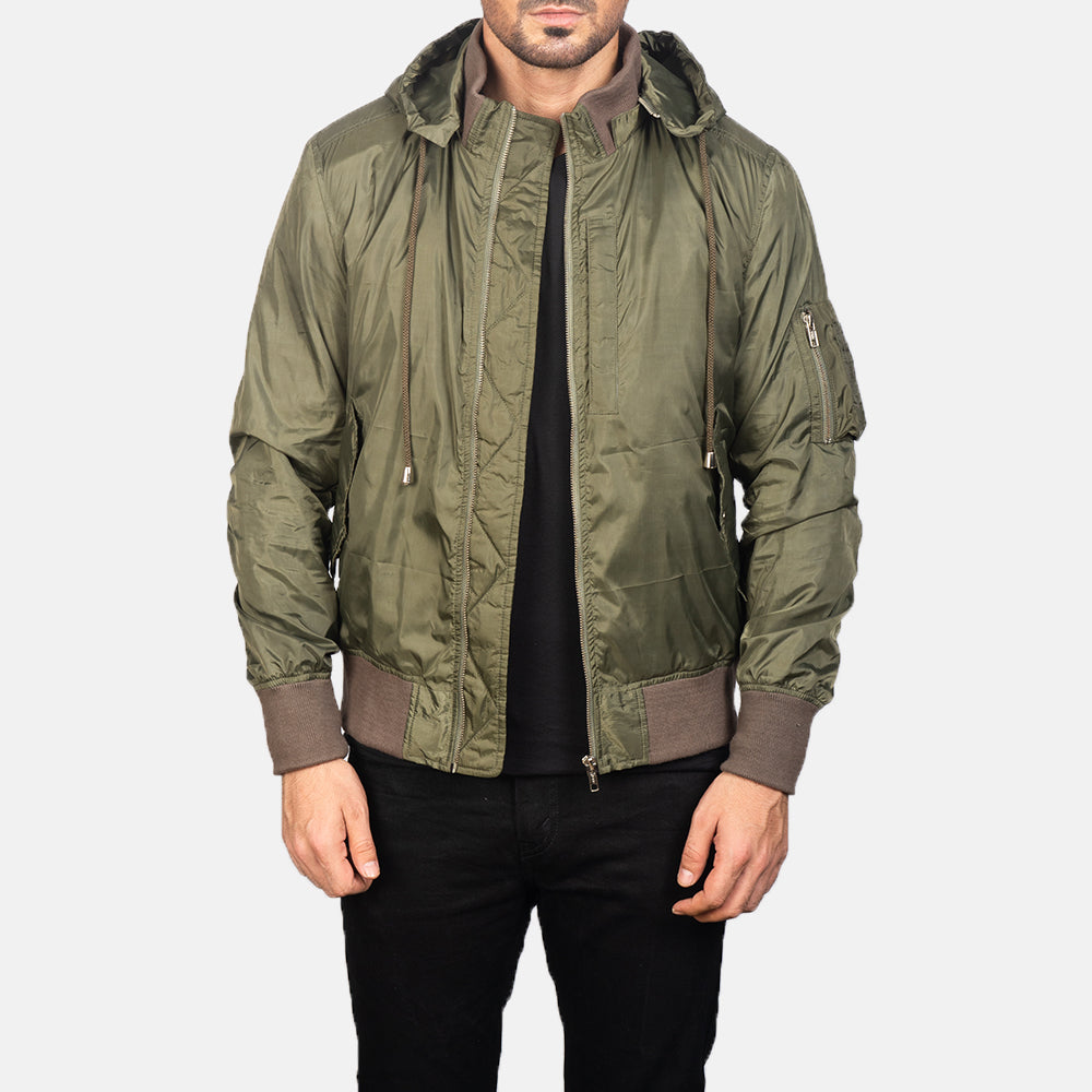 Hanklin Ma-1 Hooded Bomber Jacket