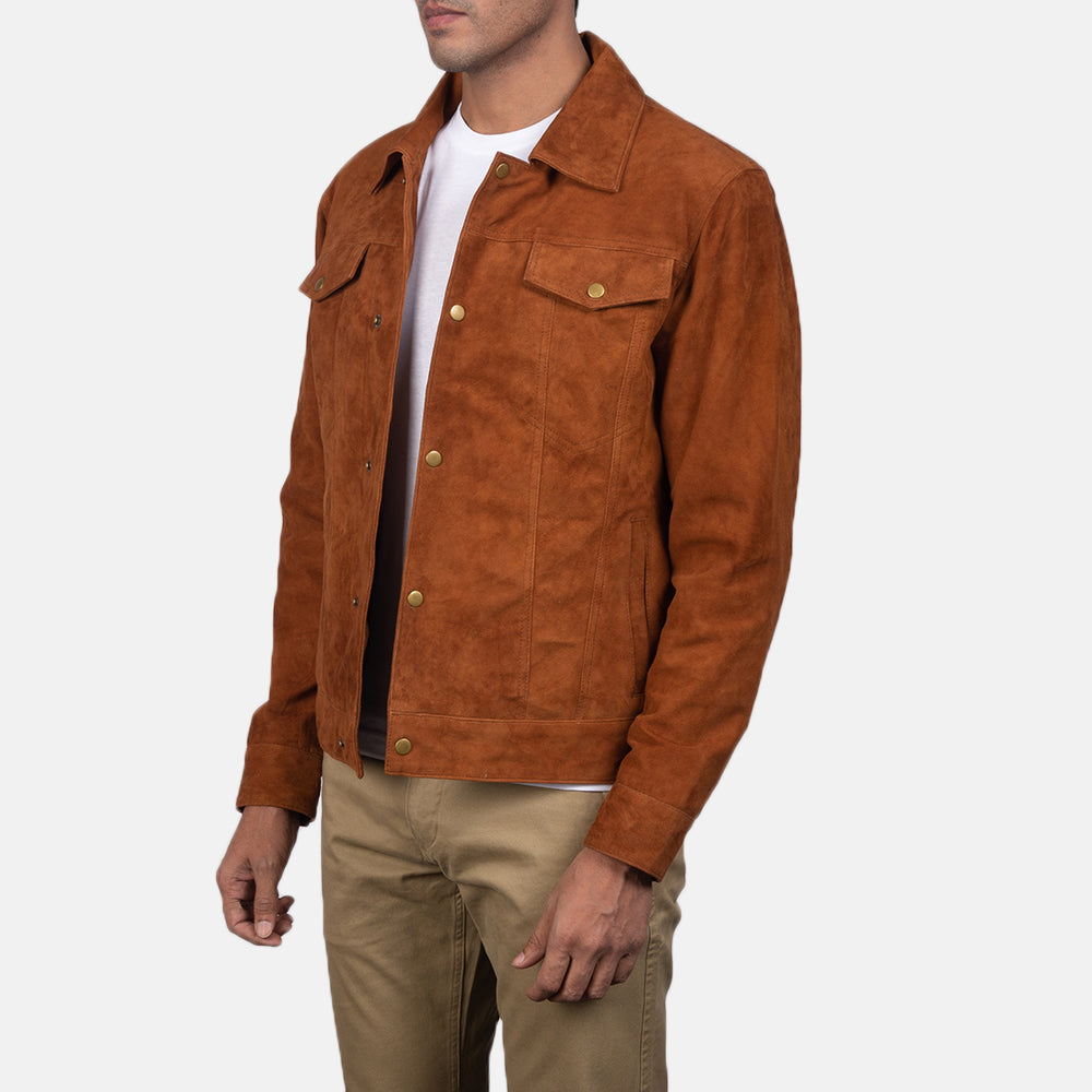 Stallon Suede Trucker Jacket