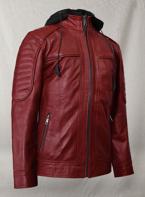 Moon Walker Fashions Rodeo Hooded Leather Jacket