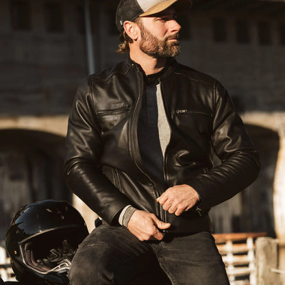 Moon Walker Fashions Thompson Leather Moto Jacket